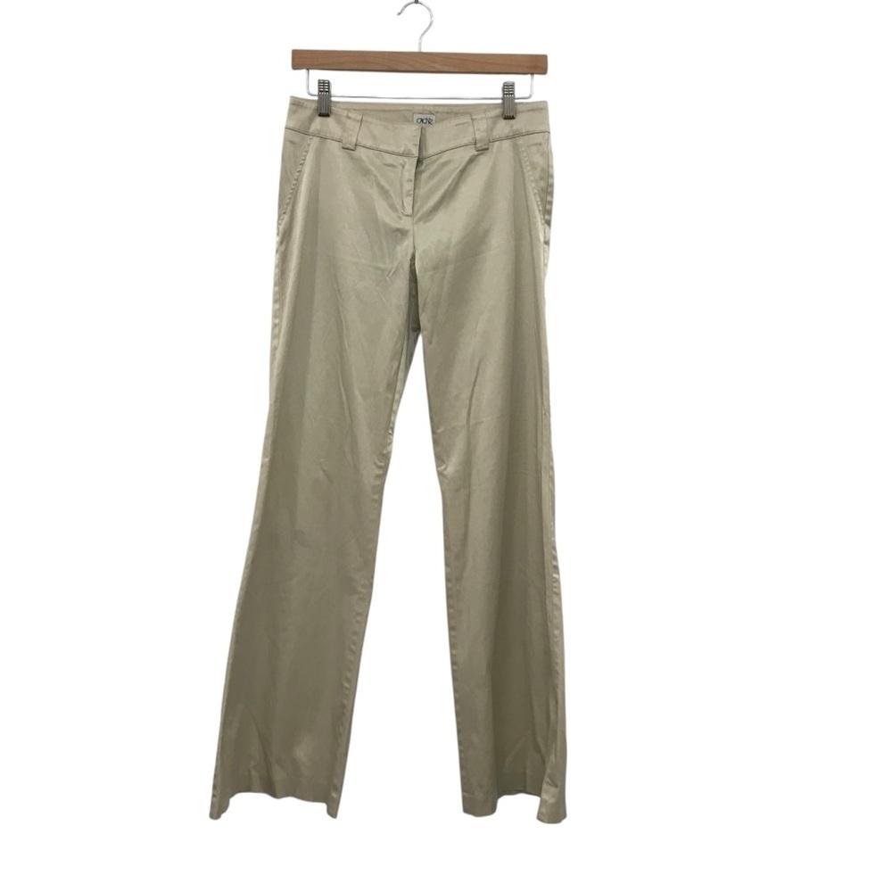 Cache Vintage Pants Womens Size 4 Wide Leg Flare Shine Good Disco Party Y2K
